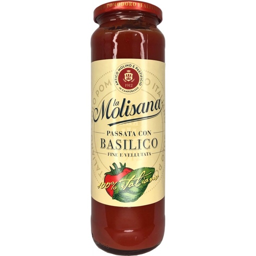 [8004690950197] PASSATA CON BASILICO LA MOLISANA 690GR