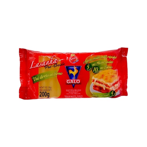 [001022] PASTA GALO LASAGNA PRECOCIDA 500G