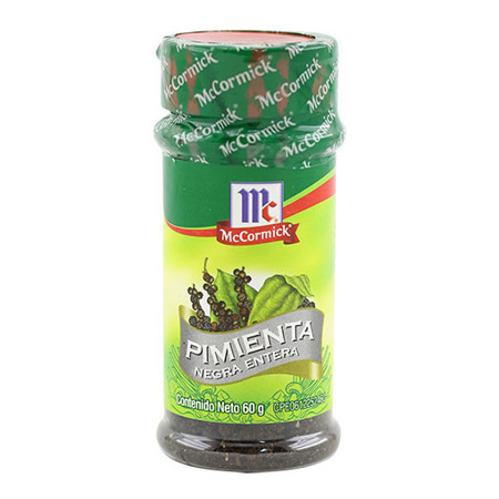 [000410] PIMIENTA NEGRA ENTERA McCORMICK 60G